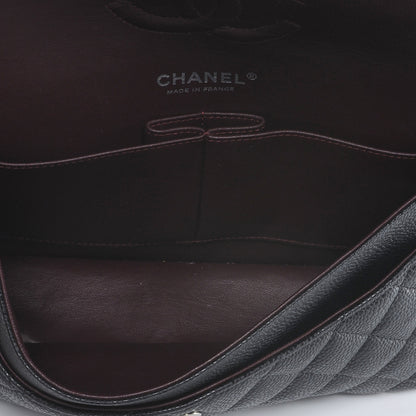 Chanel Caviar Quilted Medium Double Flap Black 7 of 8