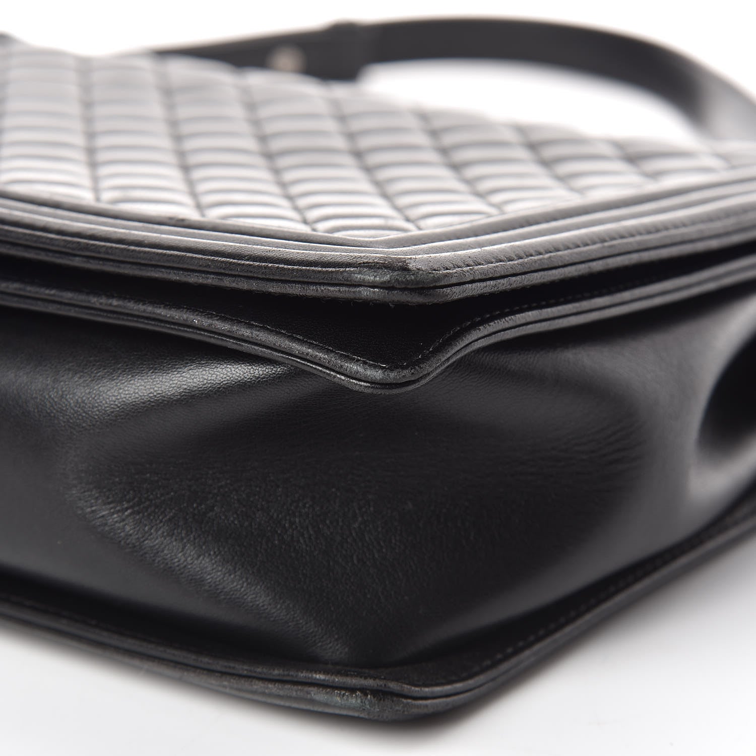 Chanel Lambskin Quilted Large Boy Flap Black 11 of 12