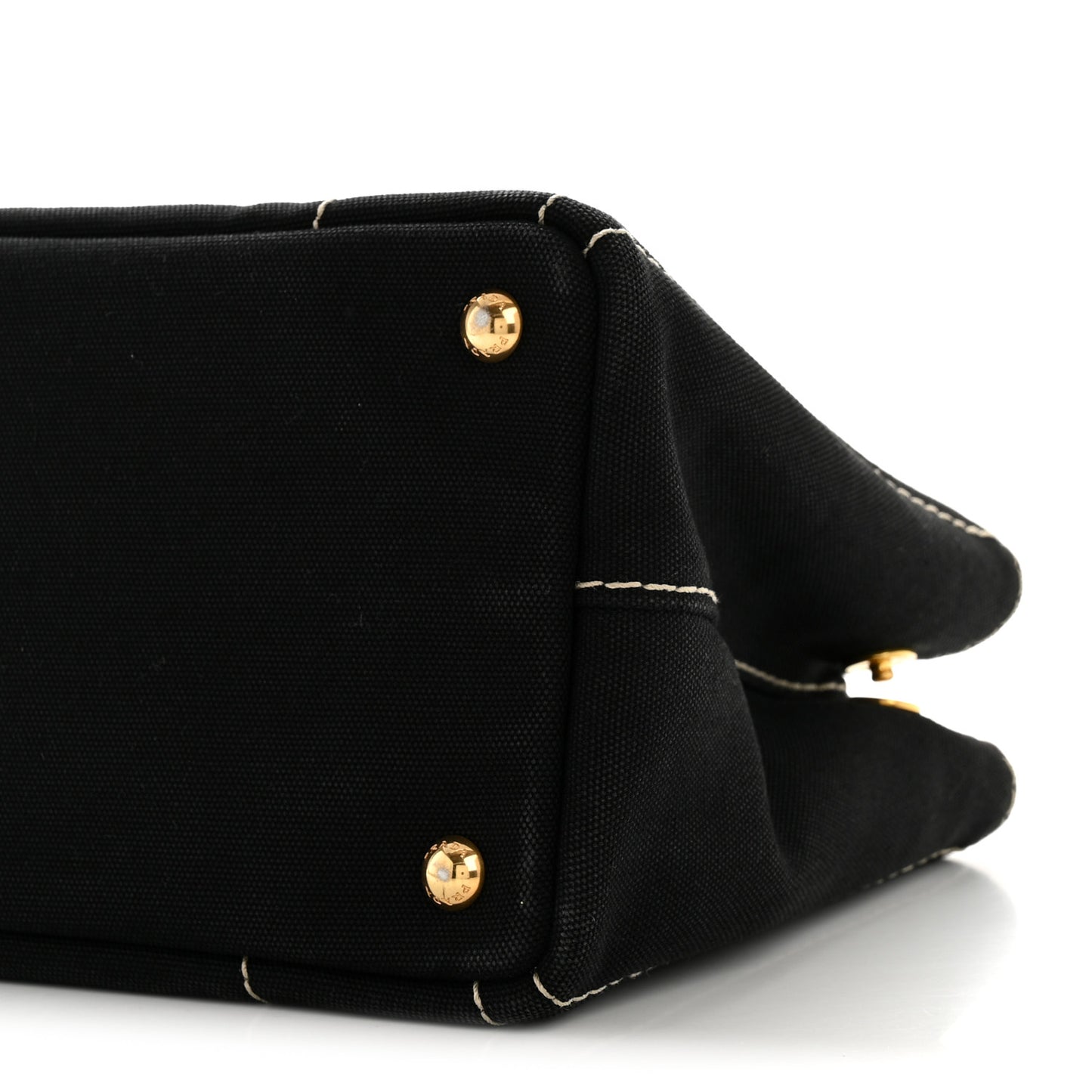 Canapa Small Logo Tote Black Talco