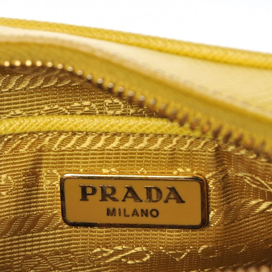 Prada Saffiano Mini Camera Crossbody Bag Soleil 6 of 10