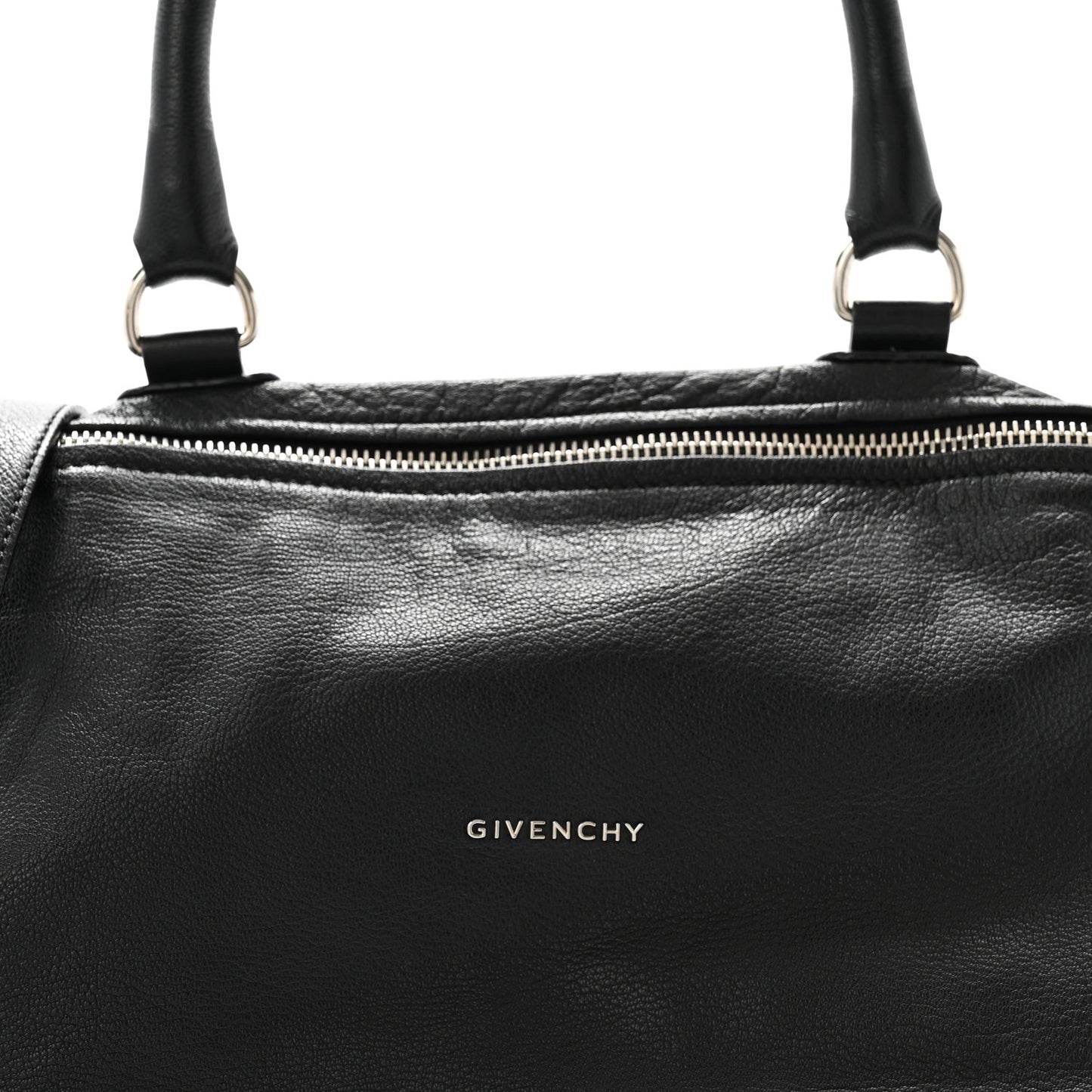 Sugar Goatskin Large Pandora Black