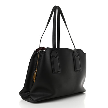 Marc Jacobs Pebbled Calfskin Editor Shopping Tote Black 3 of 8