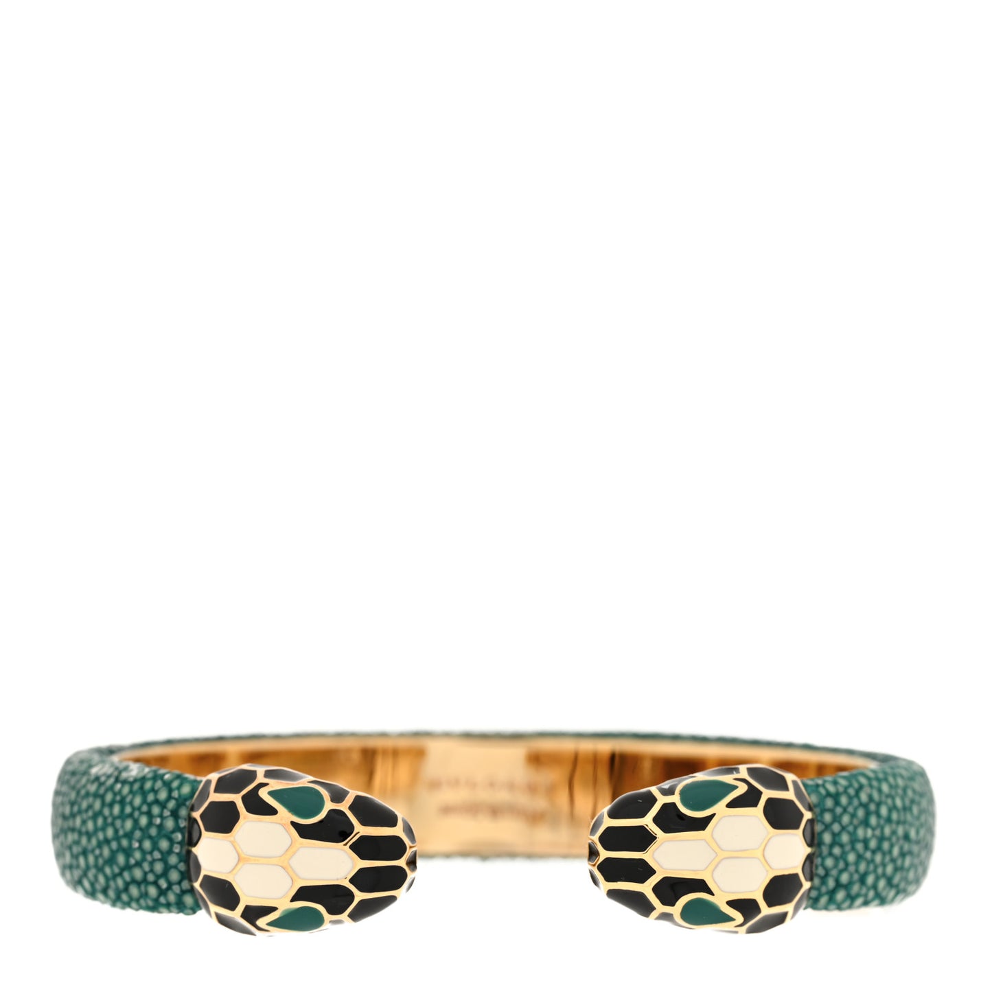 Galuchat Serpenti Forever Bracelet Green