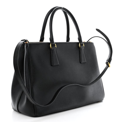 Prada Saffiano Lux Medium Galleria Double Zip Tote Black 3 of 18