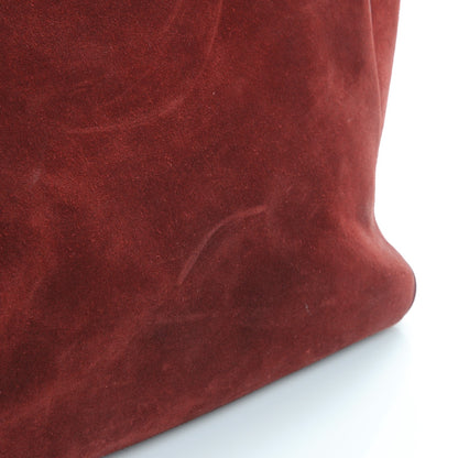 Gucci Suede Medium 1973 Top Handle Satchel Red 12 of 12
