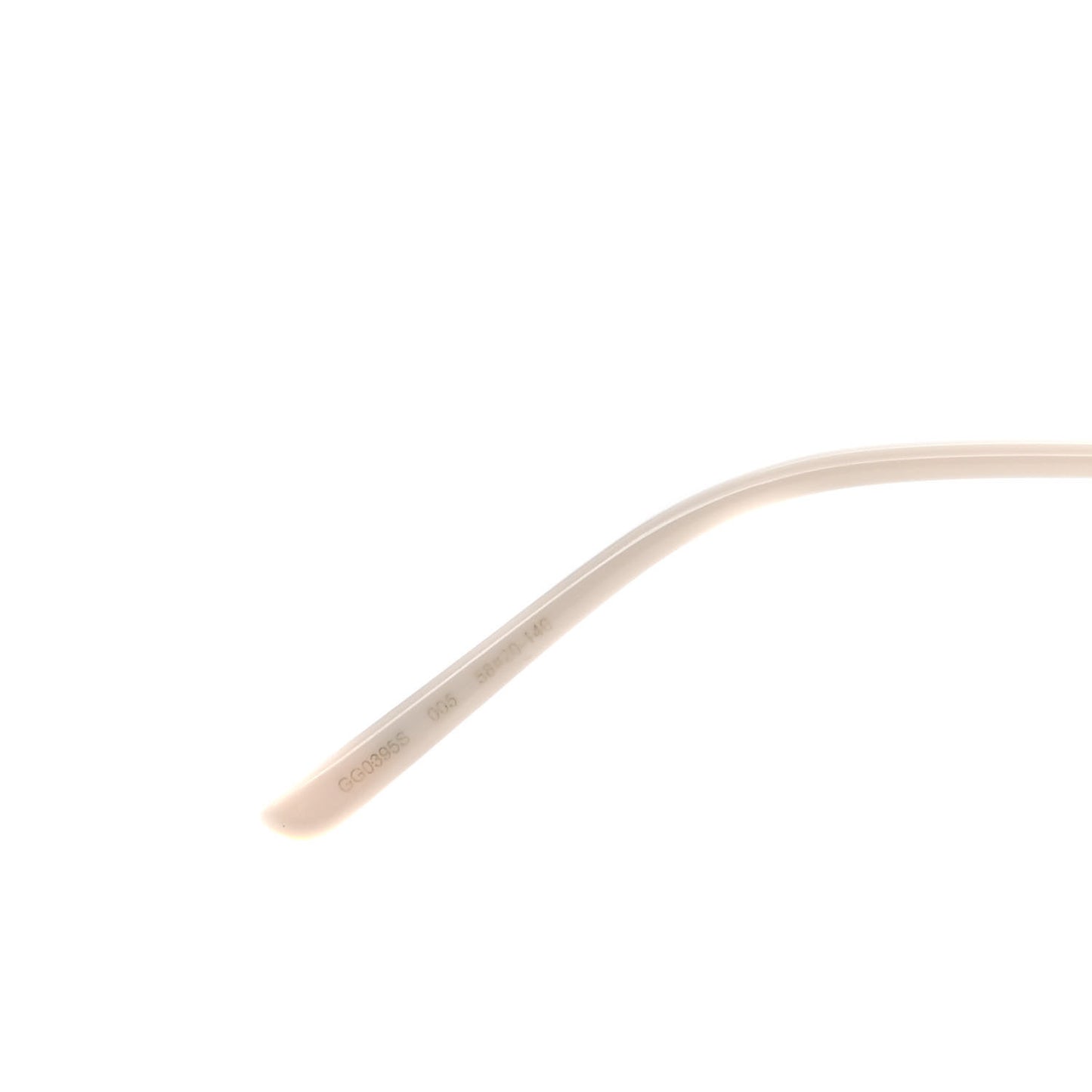 Metal Round Sunglasses GG0395S Gold Blue