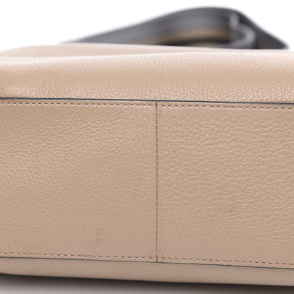 Prada Vitello Daino Zippered Hobo Messenger Cammeo 10 of 11
