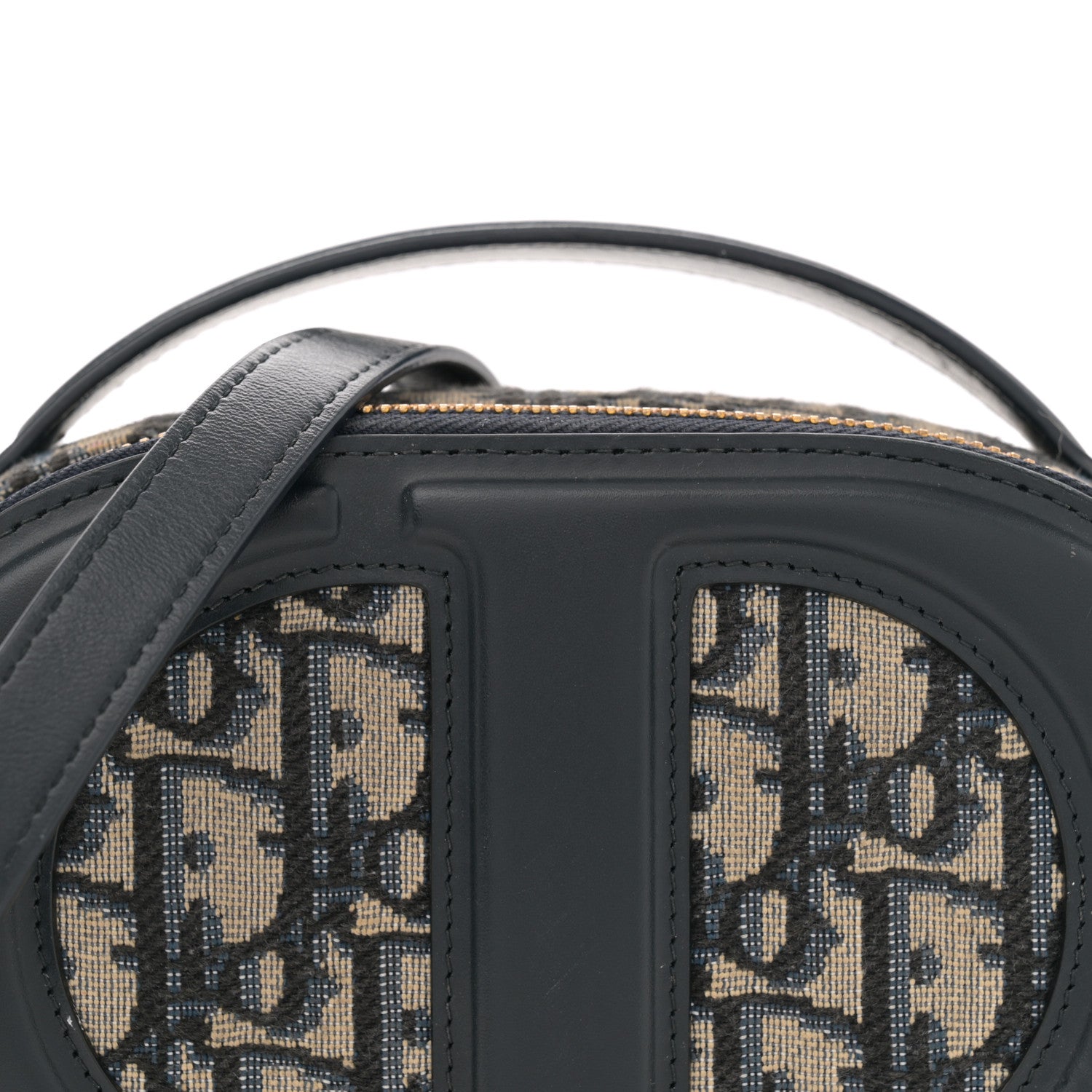 Christian Dior Oblique CD Signature Oval Crossbody Camera Bag Blue Multicolor 8 of 12