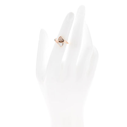 Bulgari 18K Rose Gold Diamond Mother of Pearl Divas' Dream Ring 49 5 2 of 6