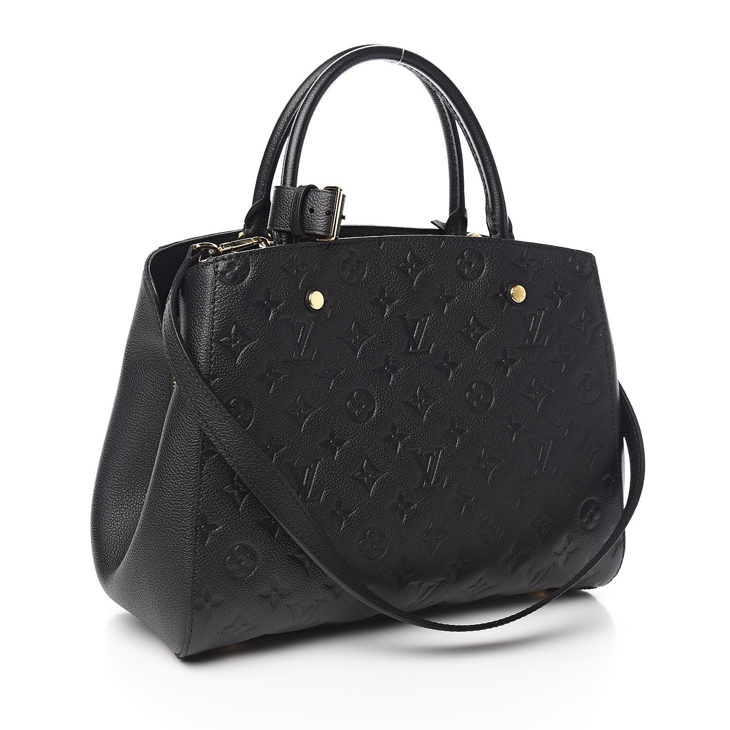Louis Vuitton Empreinte Montaigne MM Black 3 of 12