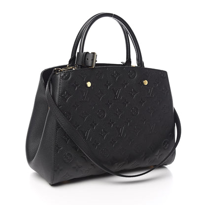 Louis Vuitton Empreinte Montaigne MM Black 3 of 12