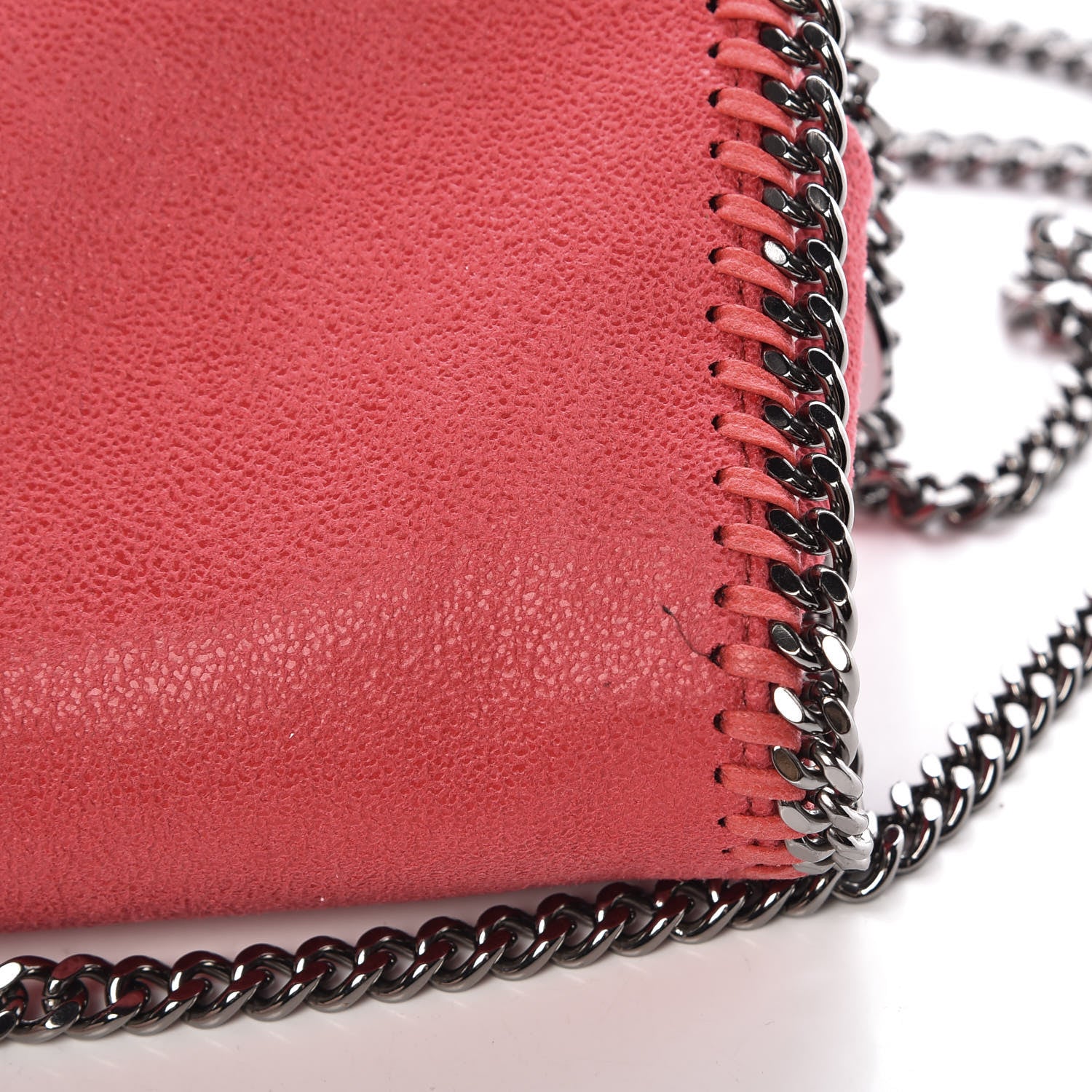 Stella McCartney Shaggy Deer Falabella Crossbody Bag Pink Fluo 8 of 8