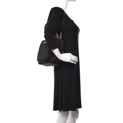 Prada Tessuto Nylon Pocket Small Cargo Tote Black Fuoco 3 of 11