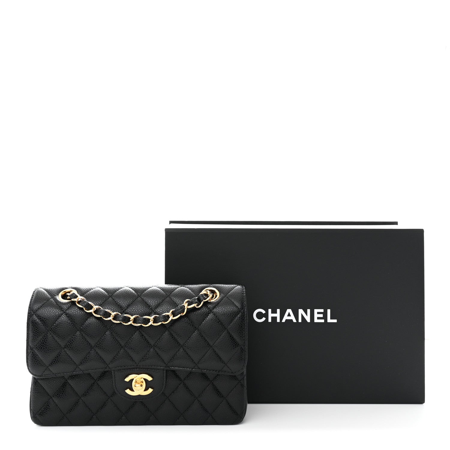 Chanel Caviar Quilted Small Double Flap Black 11 of 11