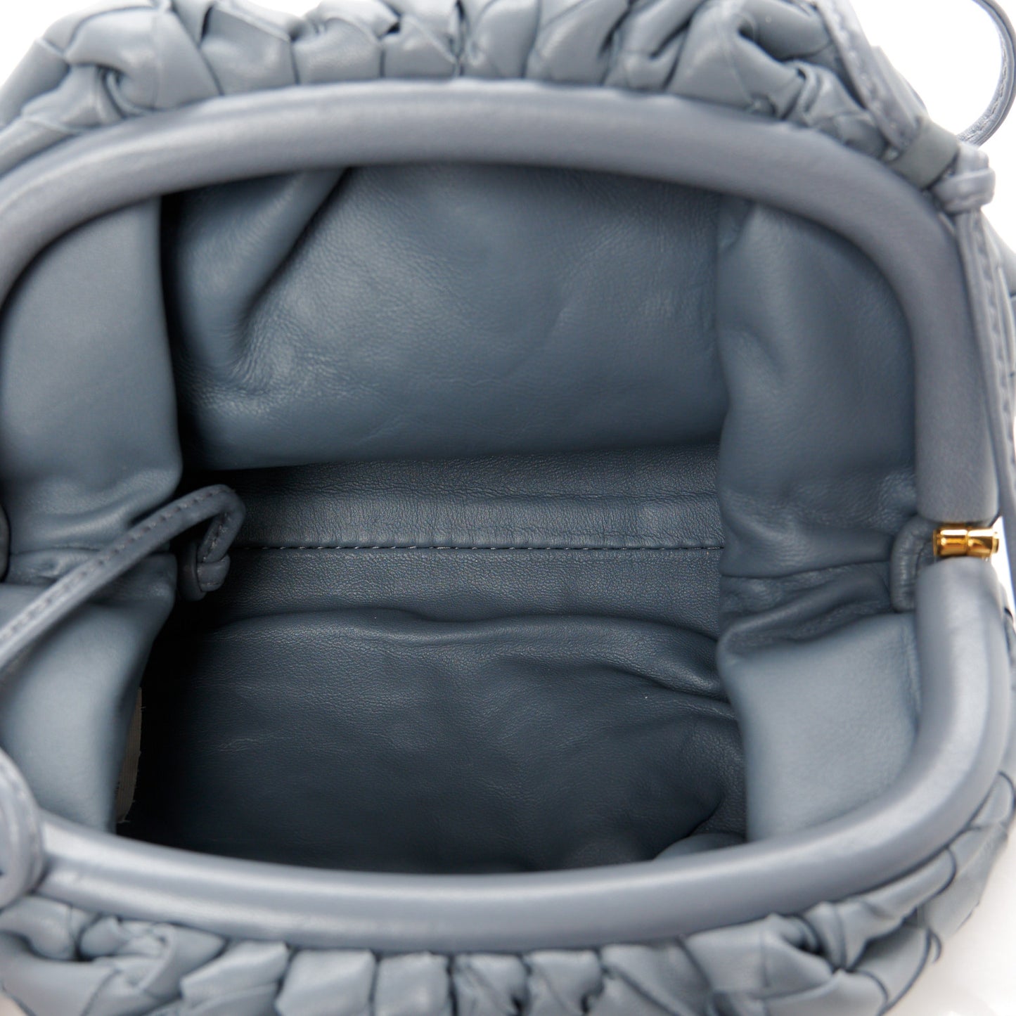 Nappa Intrecciato The Mini Pouch Thunder