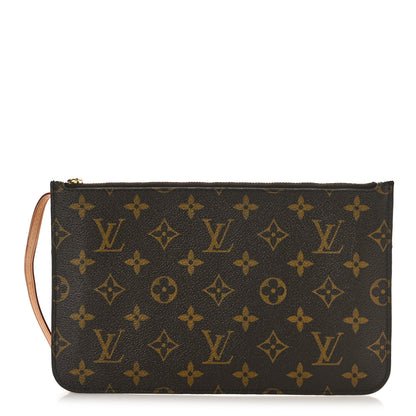 Louis Vuitton Monogram Neverfull MM GM Pochette 1 of 8