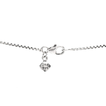 David Yurman Sterling Silver Diamond Pave 29mm Crossover Cross Necklace 4 of 4