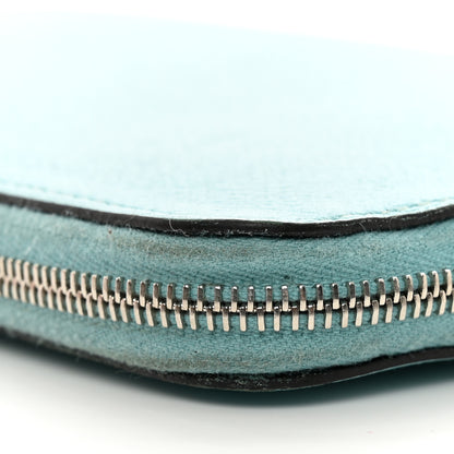Hermes Epsom Silk'In Wallet Bleu Atoll Rose Tyrien 9 of 10