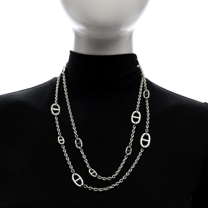 Hermes Sterling Silver Farandole Necklace 120 2 of 4