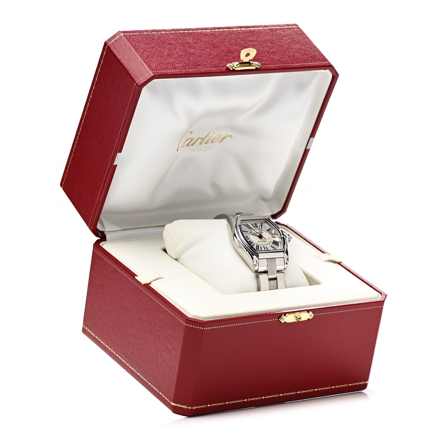 Cartier Stainless Steel 37mm Roadster Automatic Watch 5 of 5