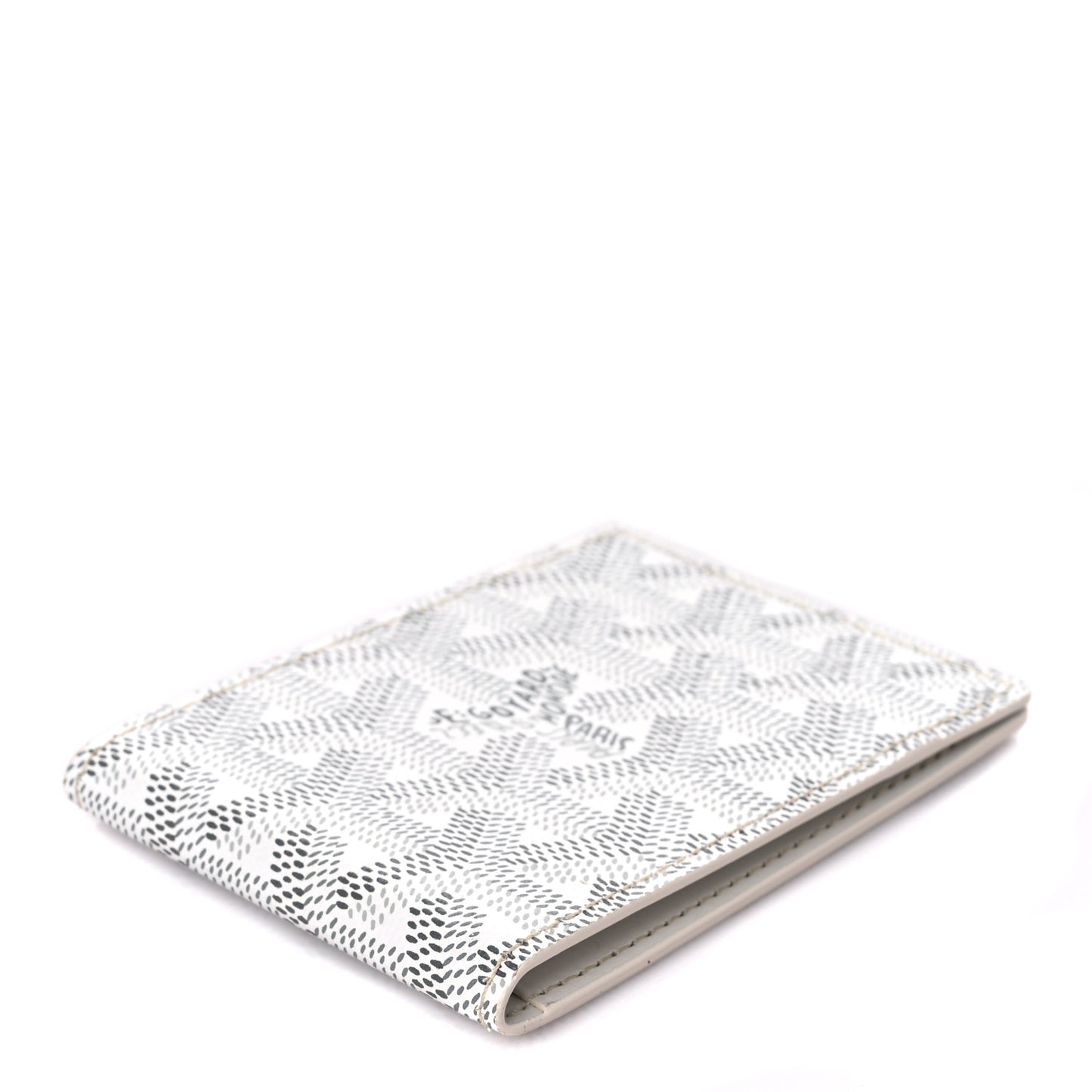 Goyardine Insert Victoire Card Wallet White