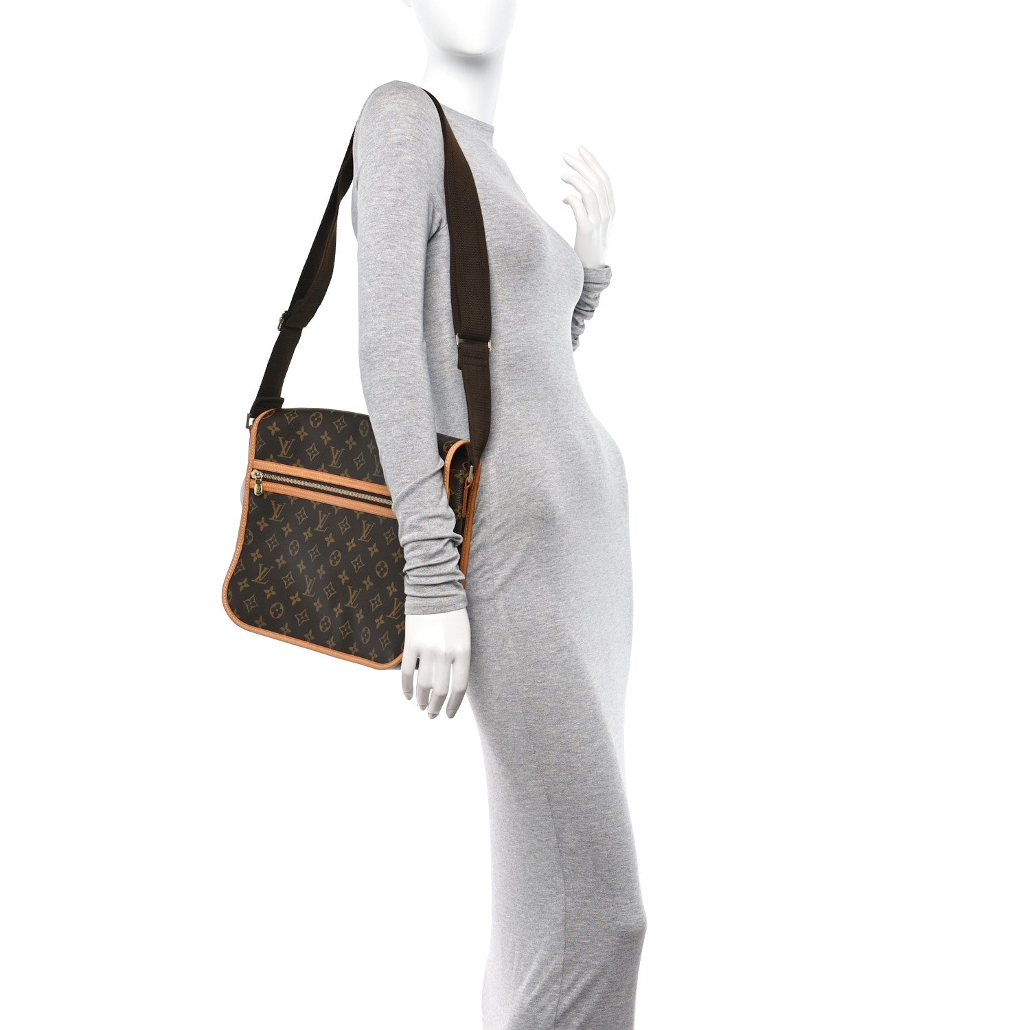 Louis Vuitton Monogram Bosphore GM Messenger Bag 2 of 9