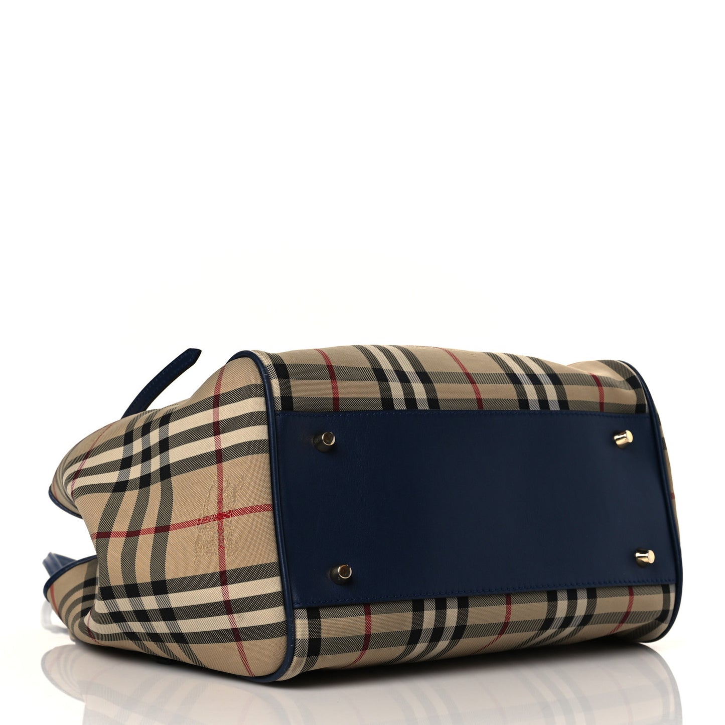House Check Small Canterbury Tote Navy