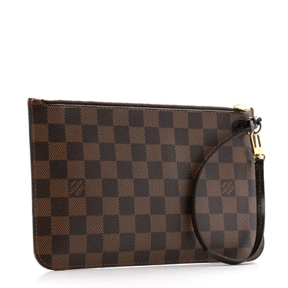 Louis Vuitton Damier Ebene Neverfull MM GM Pochette 3 of 12