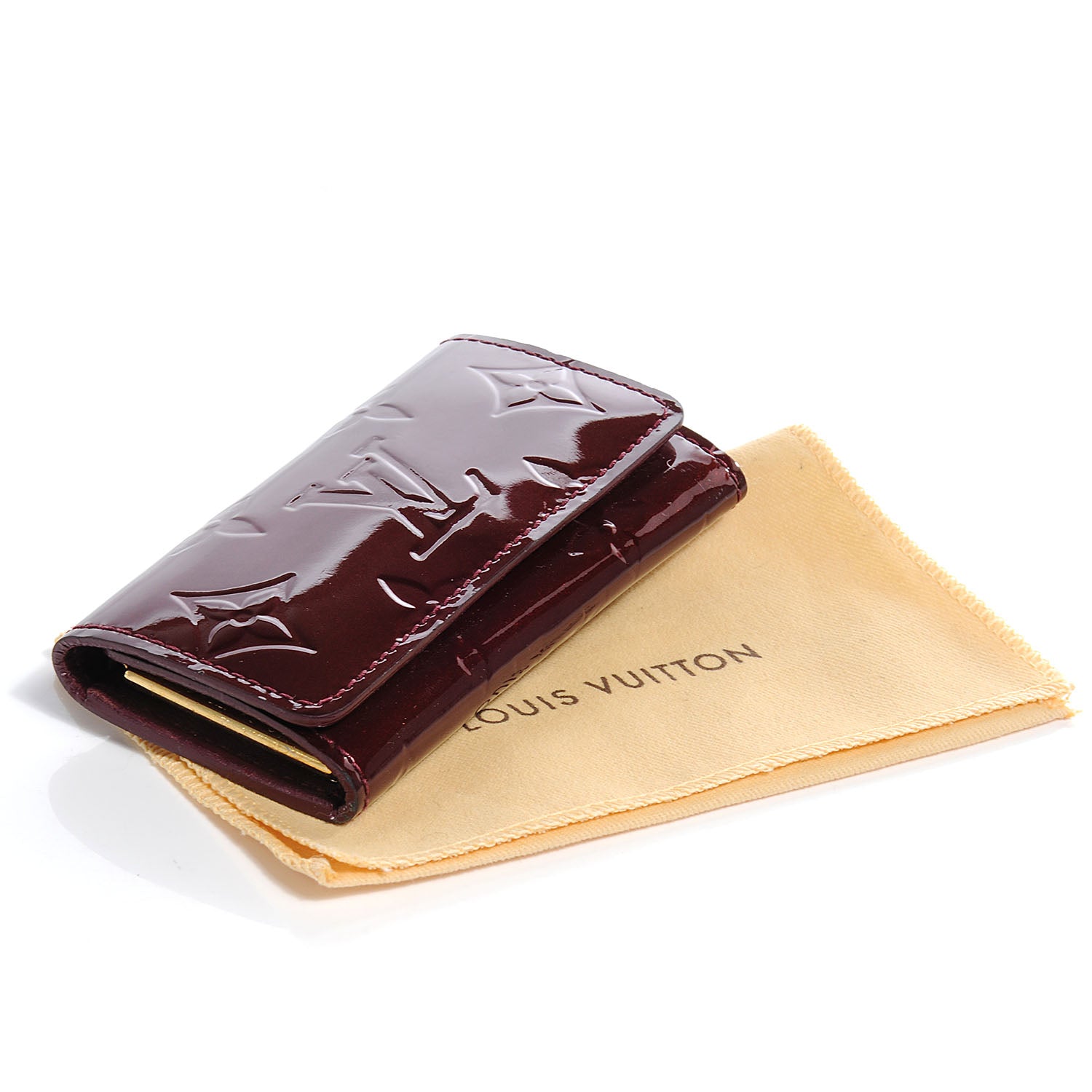Louis Vuitton Vernis Multicles 4 Key Holder Rouge Fauviste 4 of 7