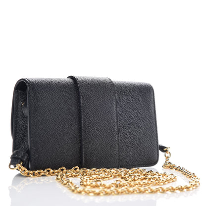 Burberry Soft Grain Calfskin Mini Buckle Phone Bag Black 3 of 10