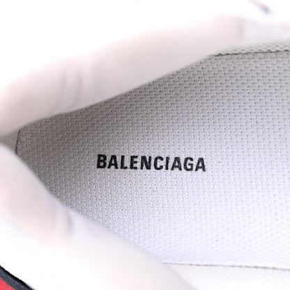 Balenciaga Fabric Mesh Womens Triple S Sneakers 38 Grey Red White 7 of 15