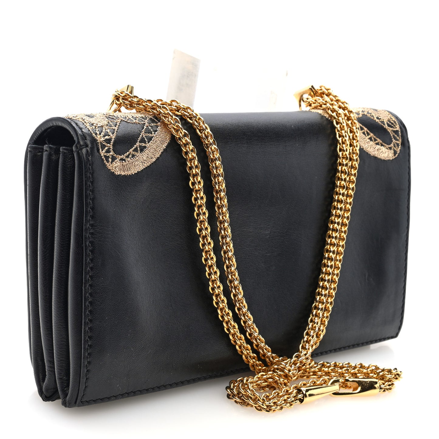 Nappa Lace Va Va Voom Butterfly Shoulder Bag Black