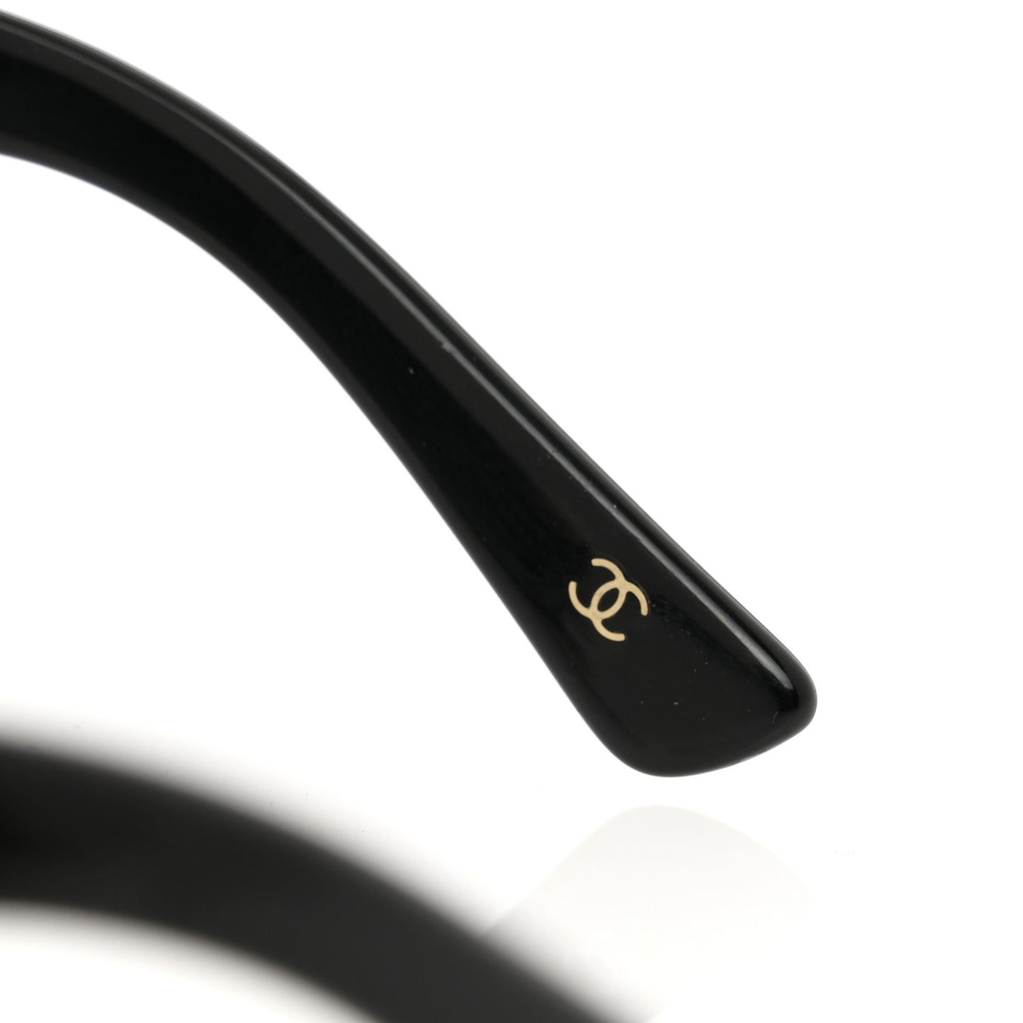 Acetate CC Lace Effect Sunglasses 5146 Black White