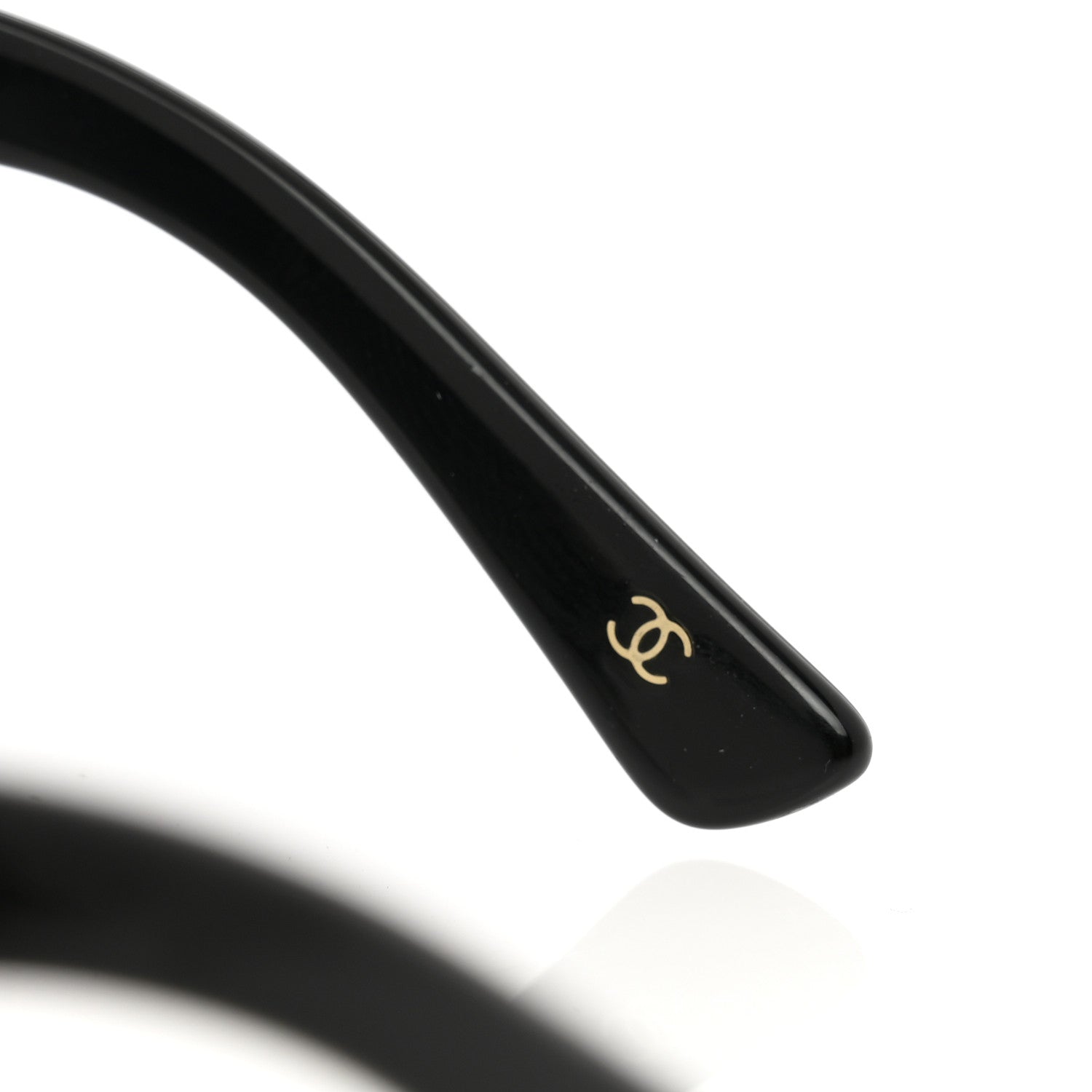 Chanel Acetate CC Lace Effect Sunglasses 5146 Black White 7 of 9