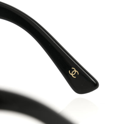 Chanel Acetate CC Lace Effect Sunglasses 5146 Black White 7 of 9