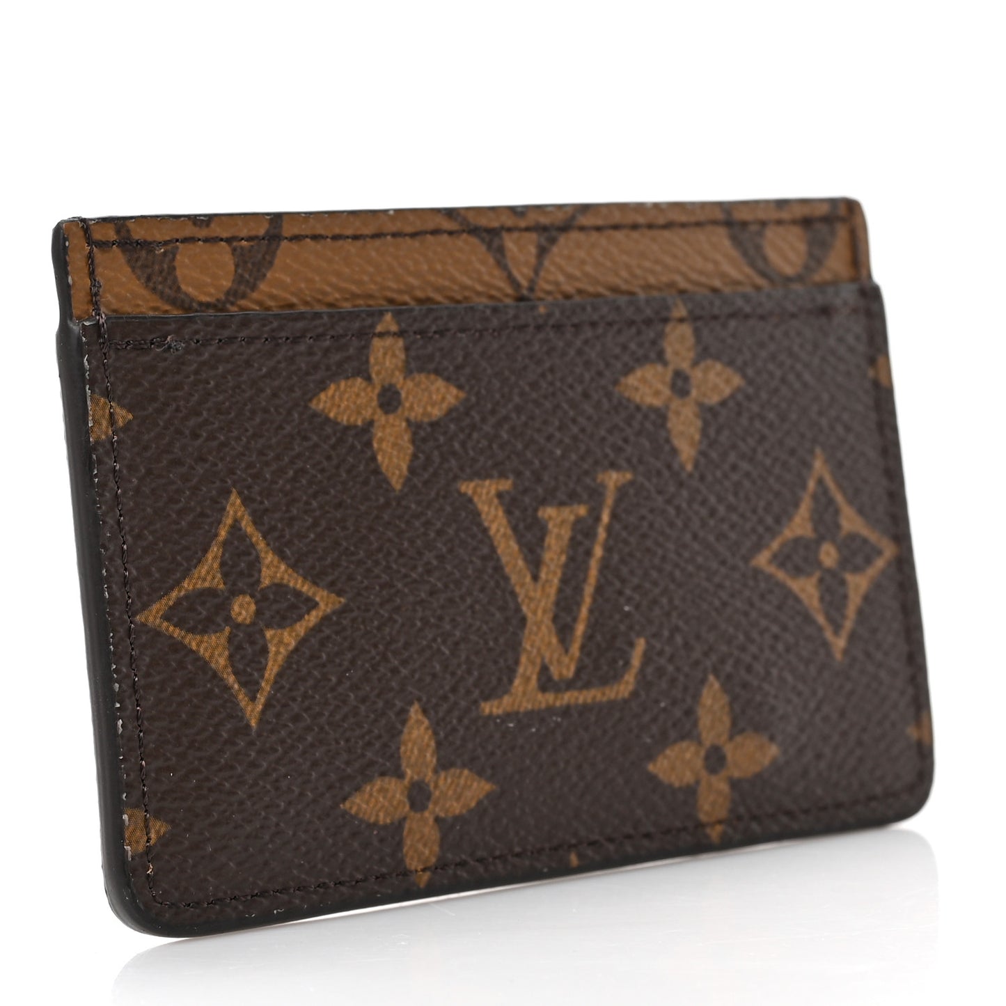 Reverse Monogram Card Holder