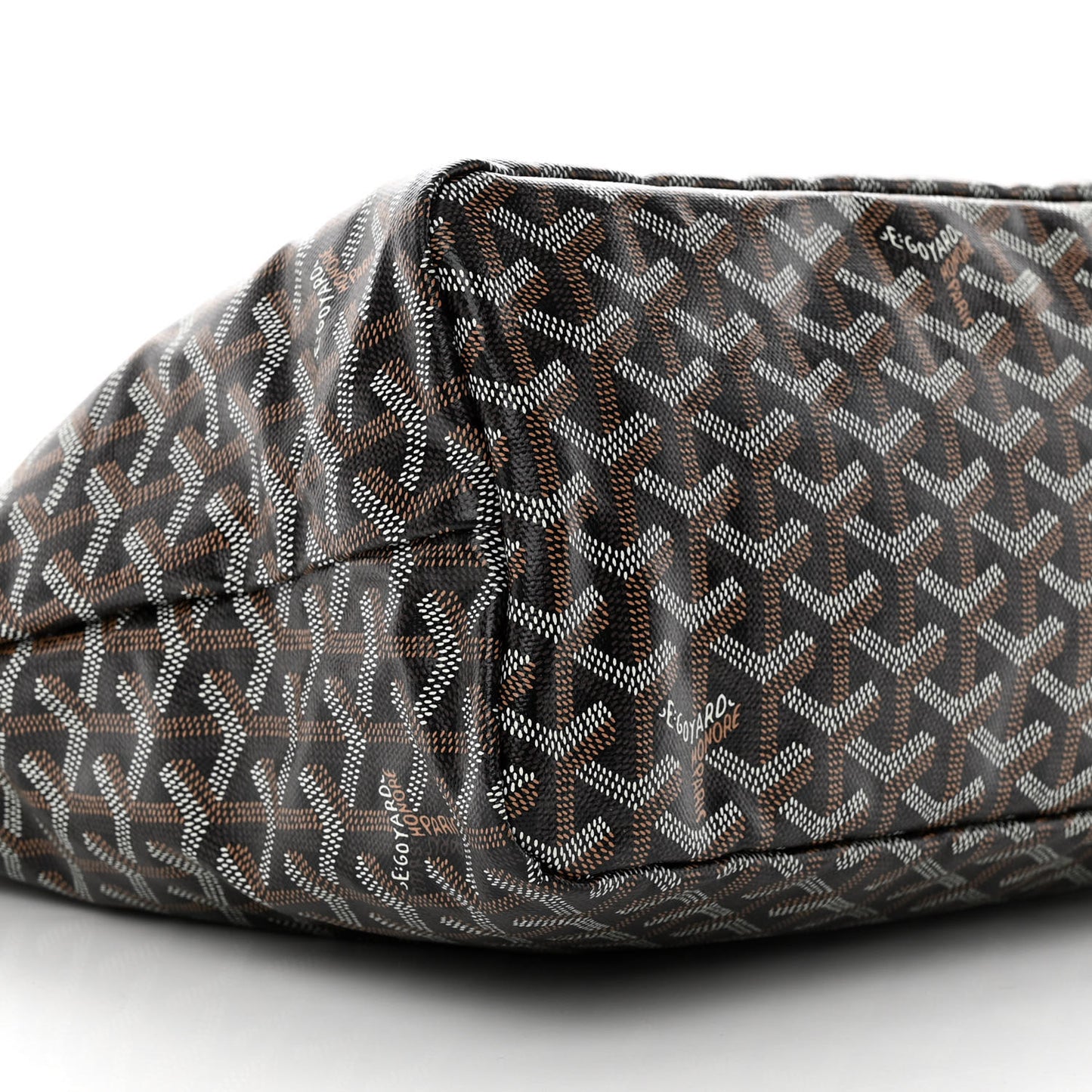 Goyardine Boheme Hobo Black Gold