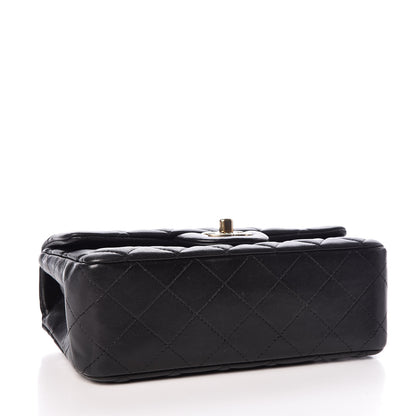 Chanel Lambskin Quilted Mini Rectangular Flap Black 4 of 9