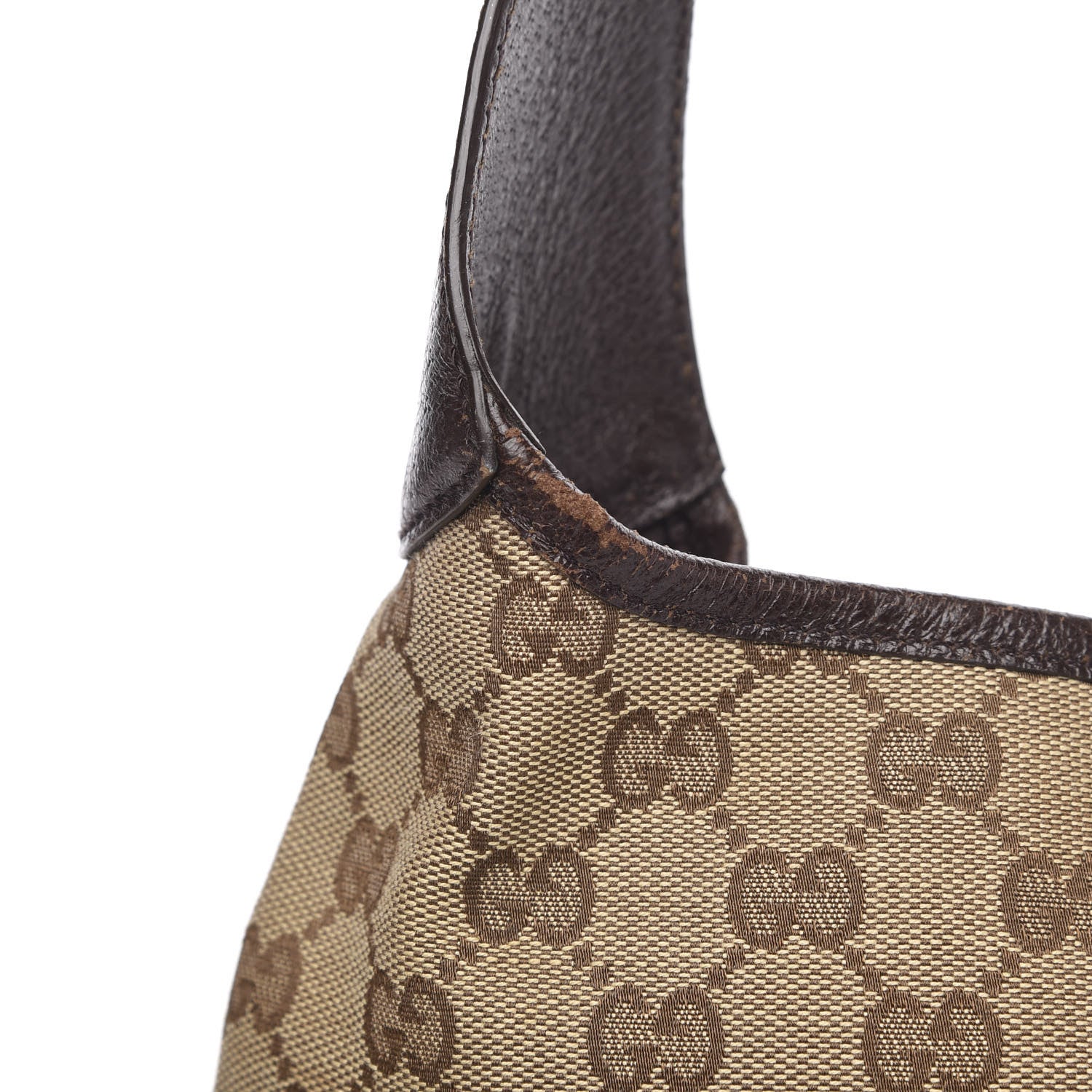 Gucci Monogram Web Jackie O Hobo Dark Brown 12 of 12