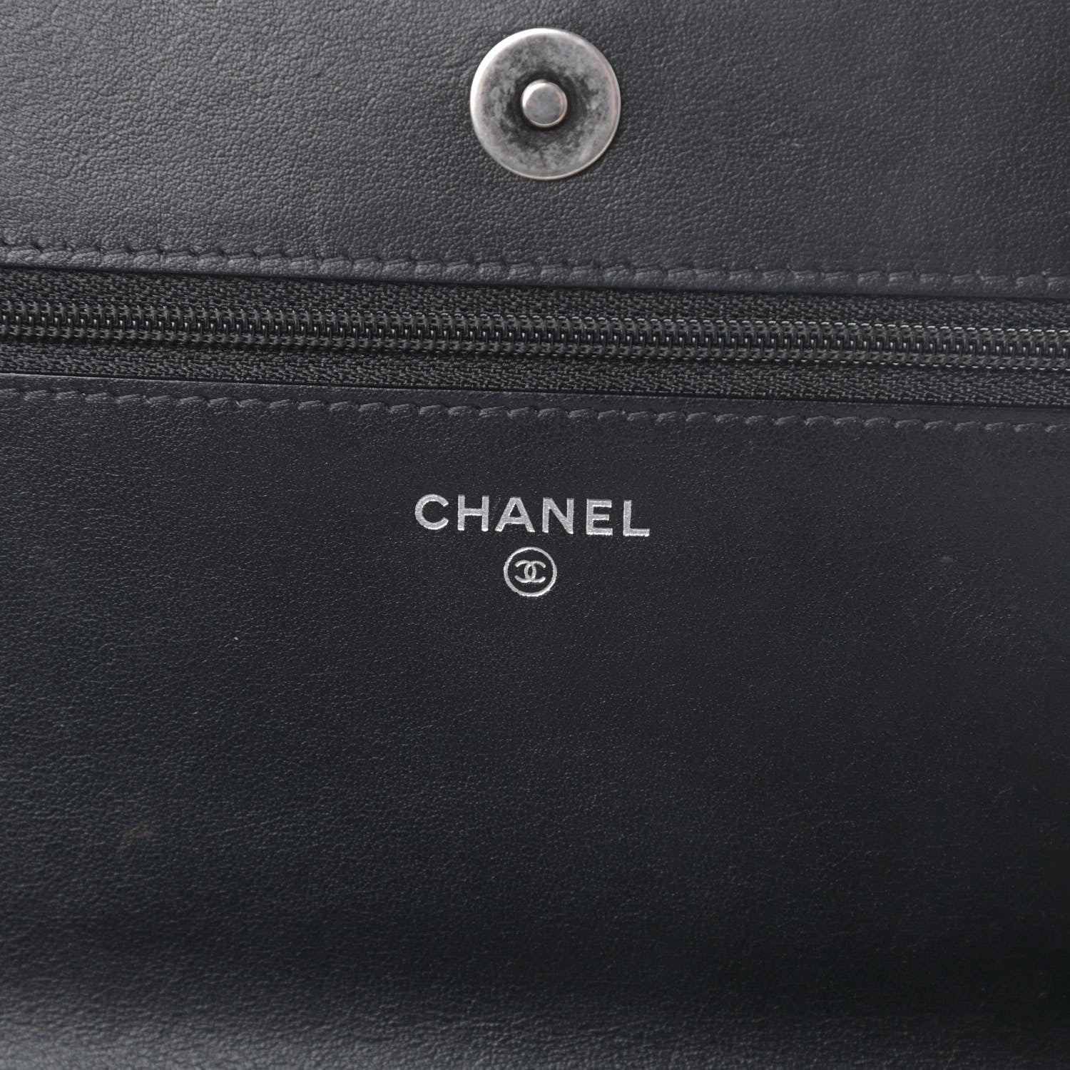 Chanel Caviar Quilted Boy Wallet On Chain WOC Black 6 of 16