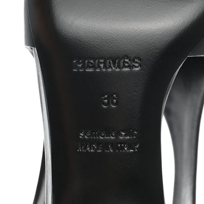 Hermes Calfskin Etoile Ankle Boots 36 Black 6 of 9