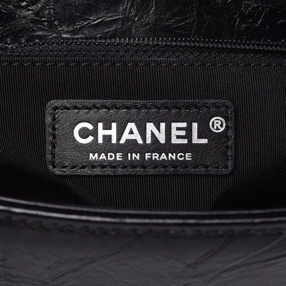 Chanel Aged Calfskin Chevron Quilted New Medium Jacket Boy Flap Black 6 of 10