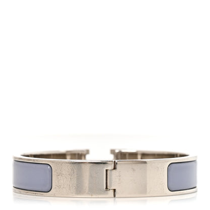 Hermes Enamel Narrow Clic Clac H Bracelet PM Bleu Lin 4 of 5