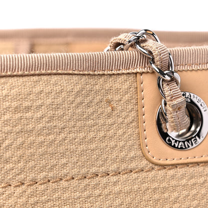 Chanel Mixed Fibers Small Deauville Tote Beige 11 of 11