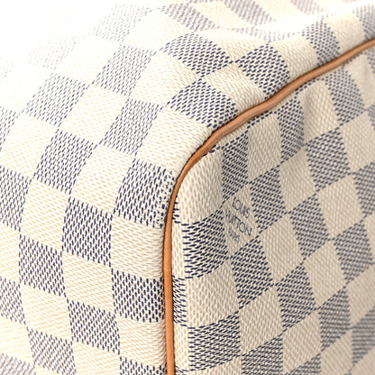 Louis Vuitton Damier Azur Keepall 50 9 of 11