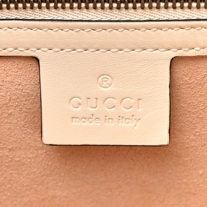 Gucci Calfskin Sylvie Web Small Queen Margaret Top Handle Bag White 6 of 15