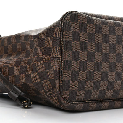Louis Vuitton Damier Ebene Neo Neverfull MM Rose Ballerine 8 of 10