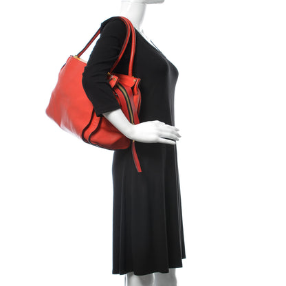 Chloe Calfskin Dree Shoulder Bag Red 2 of 8