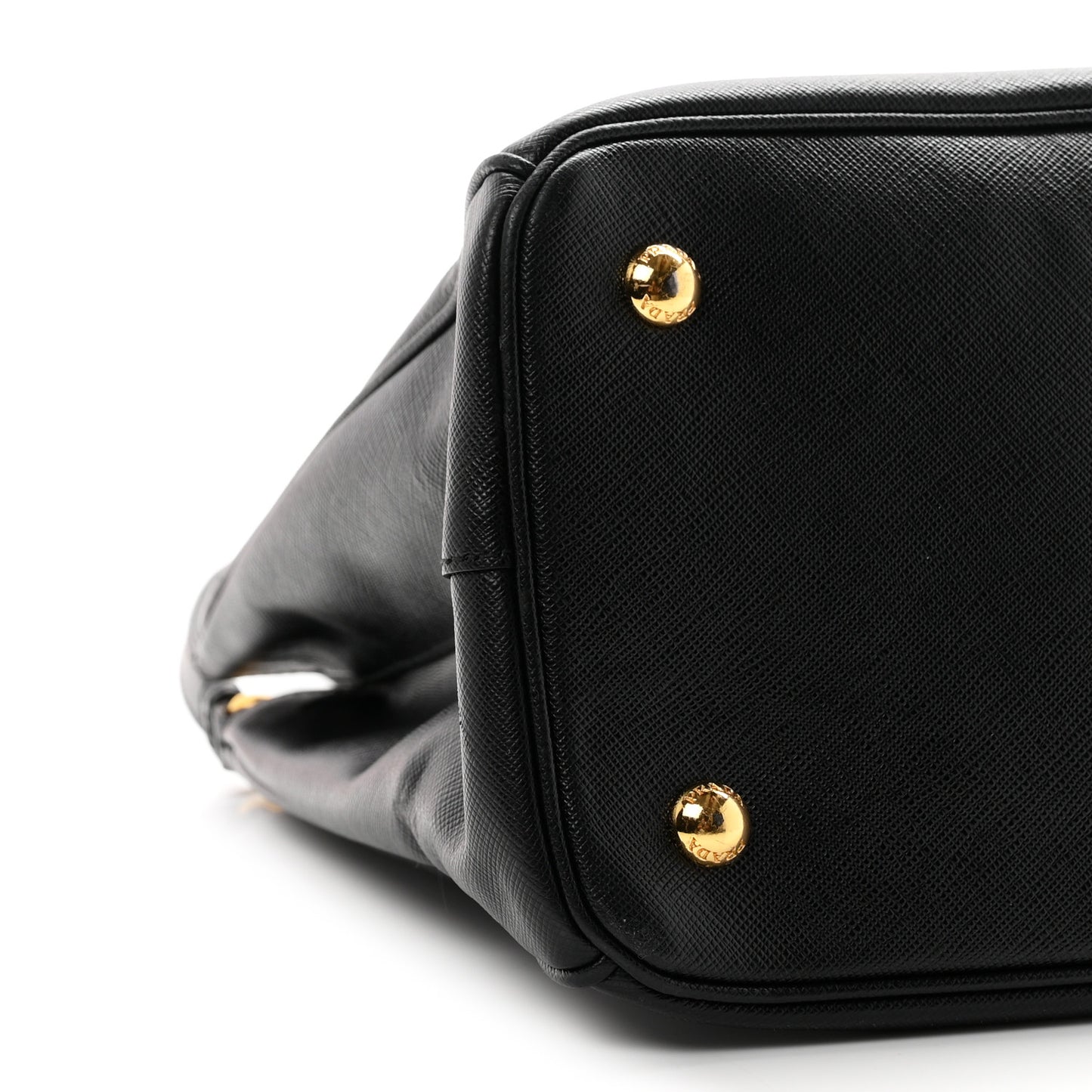 Saffiano Lux Medium Tote Black