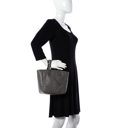 Gucci Microguccissima Small Bree Tote Graphite 3 of 10